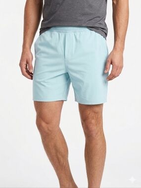 Lululemon Pace Breaker Lined Short Breeze Blue Athletic Gym Run Men Size XL